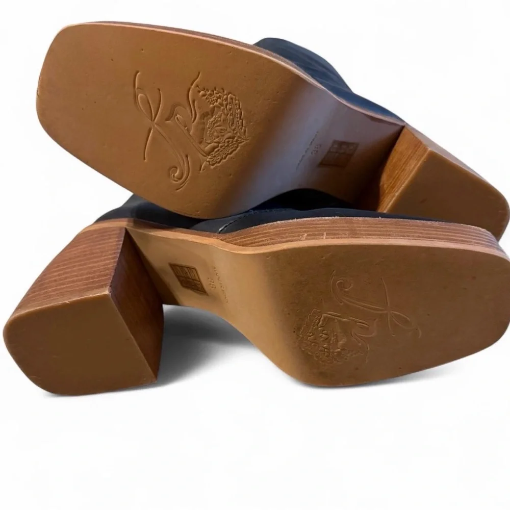 Free People Ruby Platform Boots sz 38 - Picture 5 of 7